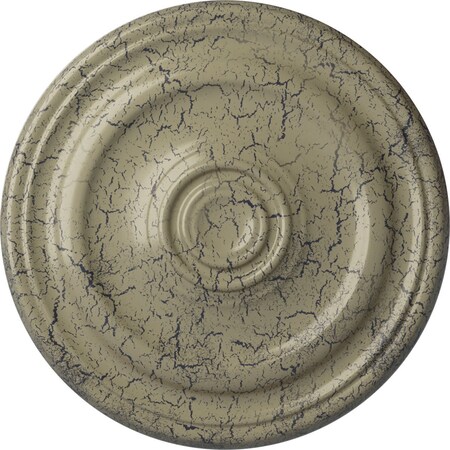 Ekena Millwork Kepler Traditional Medallion (For Canopies up to 3 3/4"), 15 7/8"OD x 1 1/2"P, Castle Stone Crackle CM16KPCSC